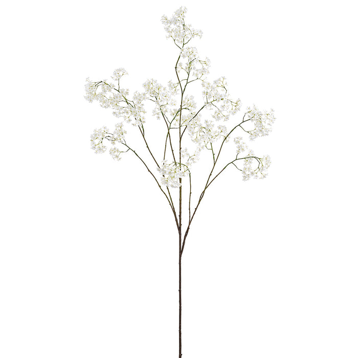 54" Gypsophila Baby's Breath Silk Flower Stem -White (Pack of 4) - FSG893-WH