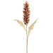 40" Dried-Look Artificial Heliconia Flower Stem -Rust (Pack of 12) - FSH035-RU