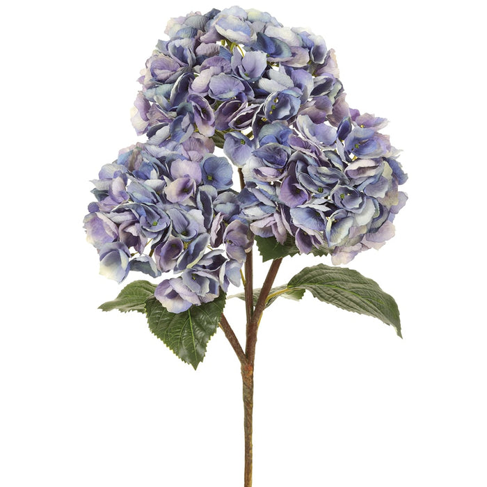 20" Hydrangea Silk Flower Stem -Purple/Lavender (Pack of 6) - FSH062-PU/LV