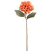 27" Hydrangea Silk Flower Stem -Light Rust (pack of 12) - FSH102-RU/LT