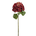 34" Silk Cone Hydrangea Flower Stem -Burgundy (pack of 12) - FSH141-BU