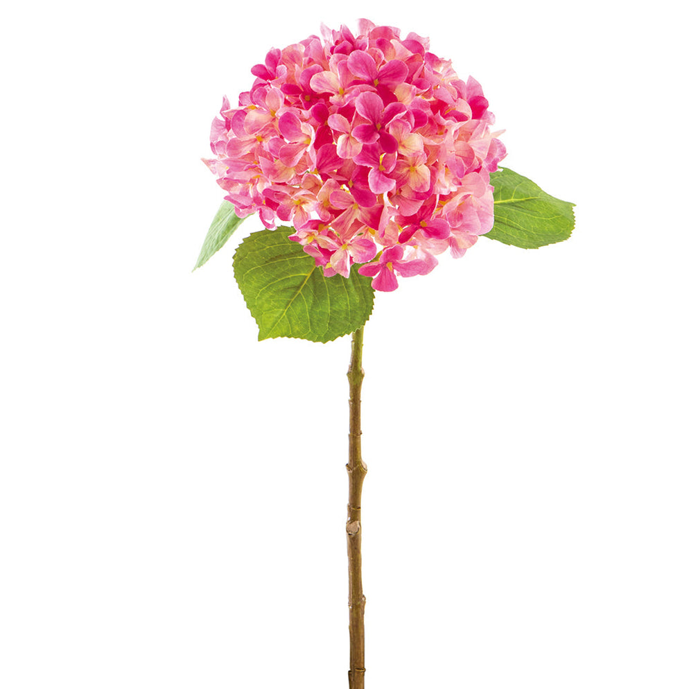 18" UVResistant Outdoor Artificial Hydrangea Flower Stem Beauty