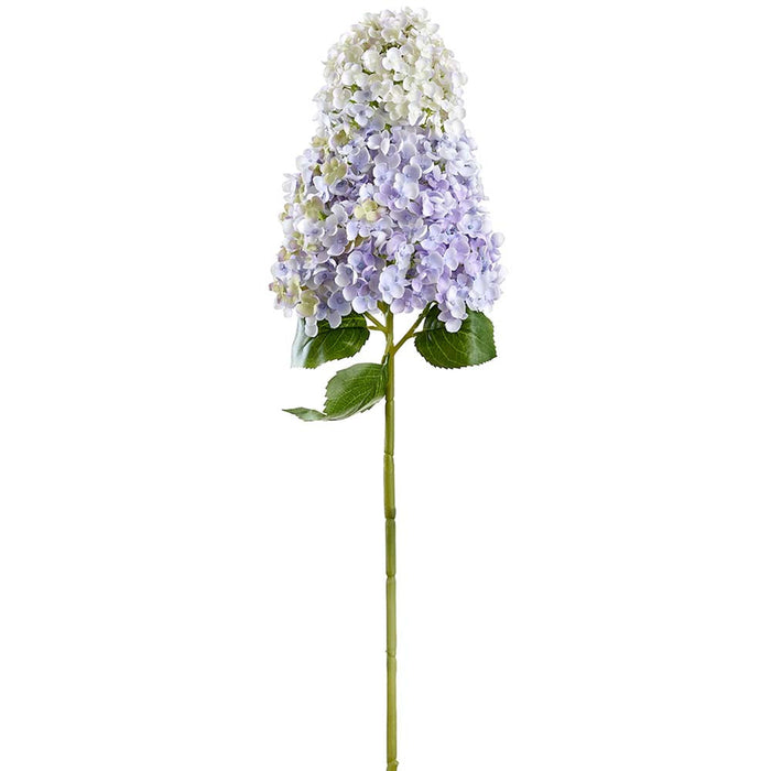 40" Cone Hydrangea Silk Flower Stem -Lavender/Green (Pack of 8) - FSH166-LV/GR