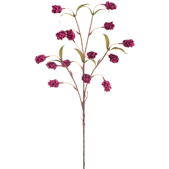 31" Artificial Hops Flower Stem -Boysenberry (Pack of 12) - FSH172-BB