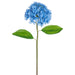 21.5" Real Touch Silk Hydrangea Flower Stem -Blue (pack of 12) - FSH214-BL