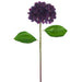 21.5" Real Touch Silk Hydrangea Flower Stem -Eggplant (pack of 12) - FSH214-EP