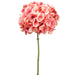 19" Hydrangea Silk Flower Stem -Coral (pack of 12) - FSH233-CO