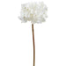 16" Dried-Look Hydrangea Silk Flower Stem -Cream (Pack of 12) - FSH297-CR