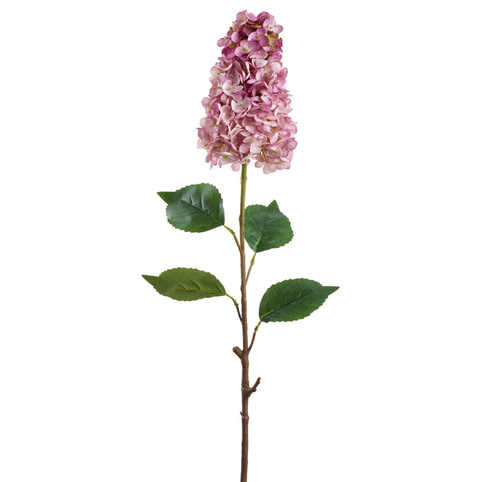 28" Cone Hydrangea Silk Flower Stem -Lilac (Pack of 12) - FSH302-LL