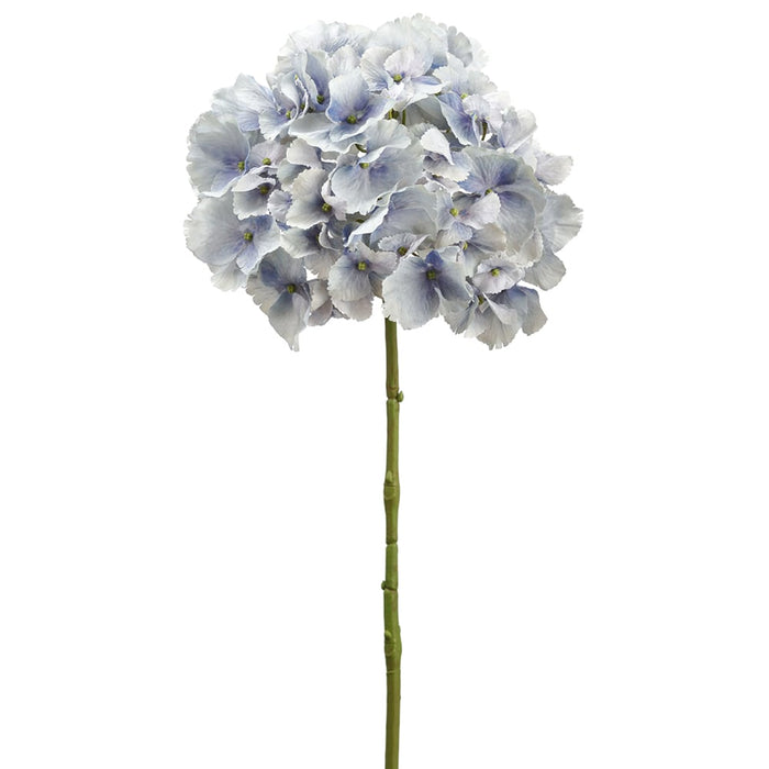 20.5" Silk Hydrangea Flower Stem -Blue (pack of 8) - FSH391-BL