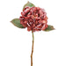 17.5" Silk Hydrangea Flower Stem -Rust (pack of 12) - FSH426-RU