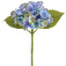 16" Real Touch Hydrangea Silk Flower Stem -Blue/Green (Pack of 12) - FSH453-BL/GR