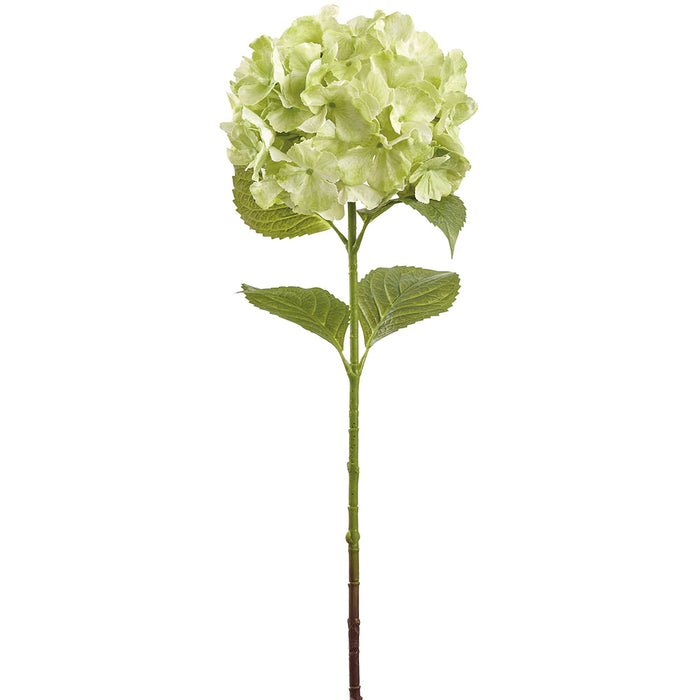 30.5" Real Touch Hydrangea Silk Flower Stem -Green (Pack of 12) - FSH454-GR