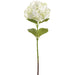 30.5" Real Touch Hydrangea Silk Flower Stem -White/Green (Pack of 12) - FSH454-WH/GR