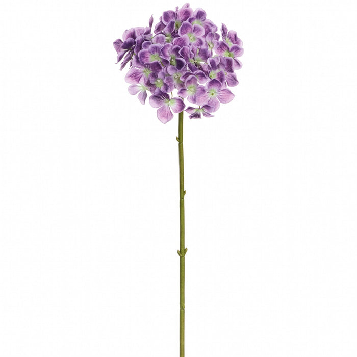 24.5" Hydrangea Silk Flower Stem -Lavender (Pack of 12) - FSH457-LV