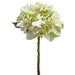 13" Silk Hydrangea Flower Stem -Green/Cream (pack of 12) - FSH470-GR/CR