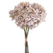 12" Hydrangea Silk Flower Bouquet -Taupe (pack of 12) - FSH570-TP