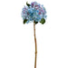 26" Silk Hydrangea Flower Stem -Blue/Helio (pack of 12) - FSH573-BL/HE