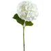 34" Hydrangea Silk Flower Stem -White (Pack of 6) - FSH768-WH
