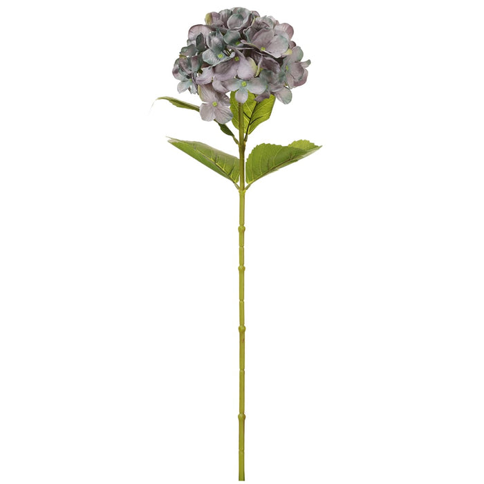 25" Fake Hydrangea Flower Stem -Blue (Pack of 12) - FSH832-BL