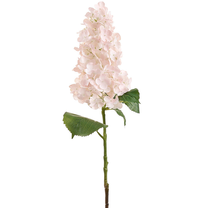 36" Real Touch Cone Hydrangea Silk Flower Stem -Blush/Pink (Pack of 6) - FSH841-BS/PK