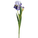 37" Iris Silk Flower Stem -Purple/Lavender (Pack of 12) - FSI076-PU/LV