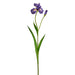 29" Real Touch Iris Silk Flower Stem -Purple (Pack of 12) - FSI632-PU