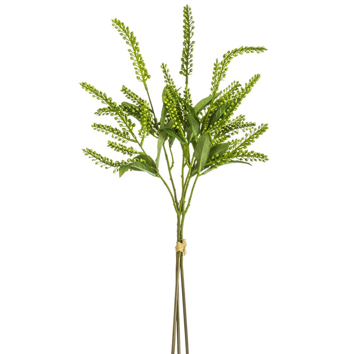24.5" Artificial Pieris Japonica Flower Stem Bundle -Dark Green (pack of 12) - FSJ991-GR/DK