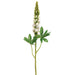 33" Silk Lupine Flower Spray -Cream/Green (pack of 12) - FSL040-CR/GR
