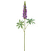 33" Silk Lupine Flower Spray -Purple/Green (pack of 12) - FSL040-PU/GR