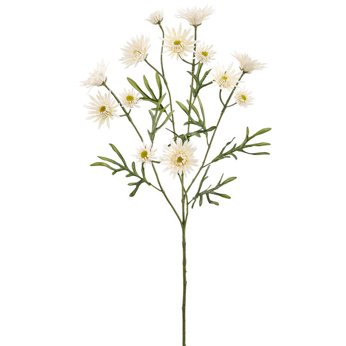 28" Shasta Daisy Silk Flower Spray -White (Pack of 12) - FSL094-WH