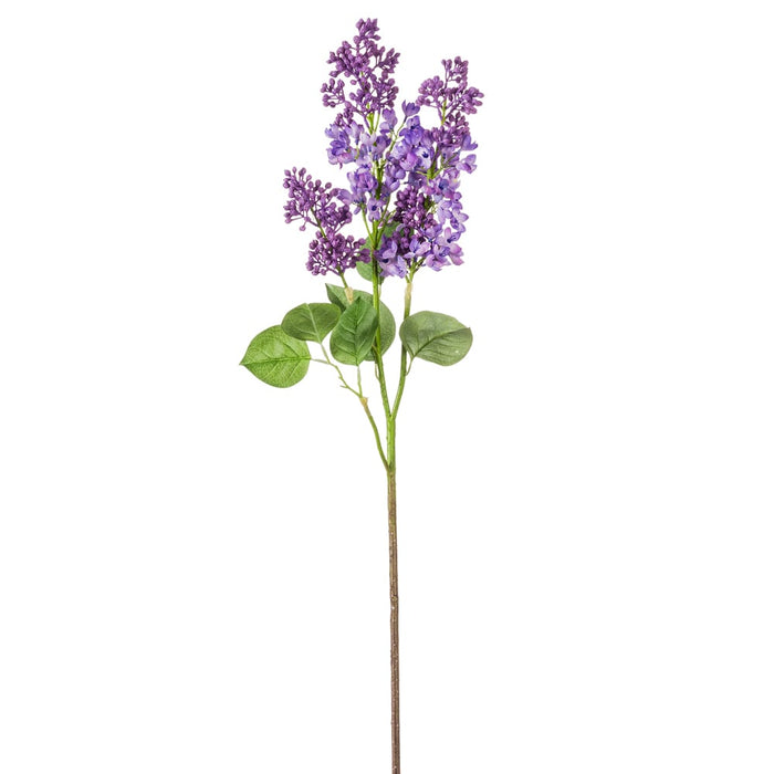 34.5" Silk Lilac Flower Stem -Purple (pack of 12) - FSL099-PU