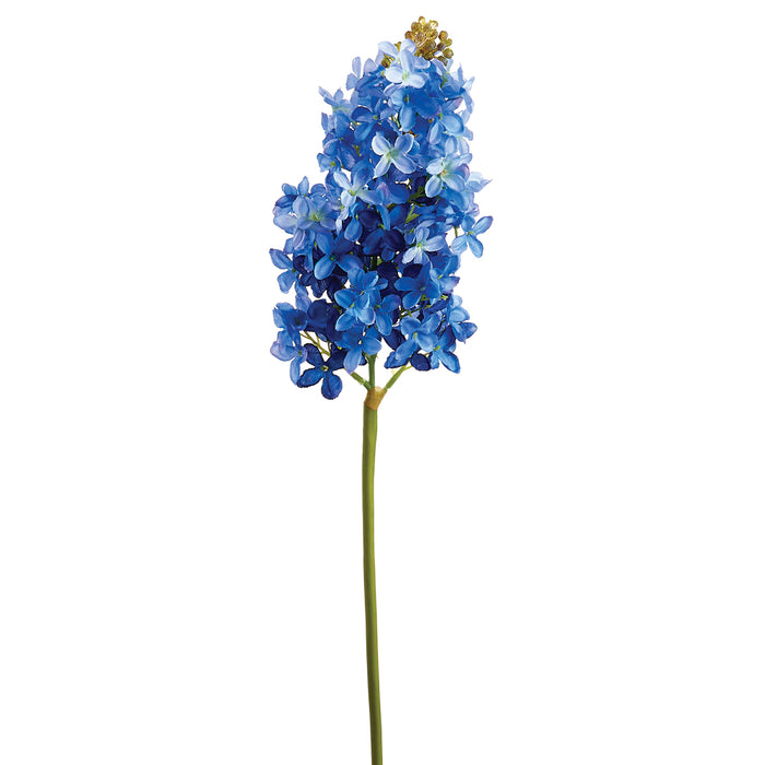 19" Lilac Silk Flower Stem -Blue/Delphinium (pack of 12) - FSL141-BL/DL