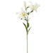 34" Outdoor UV-Resistant Artificial Tiger Lily Flower Stem -White (Pack of 12) - FSL148-WH