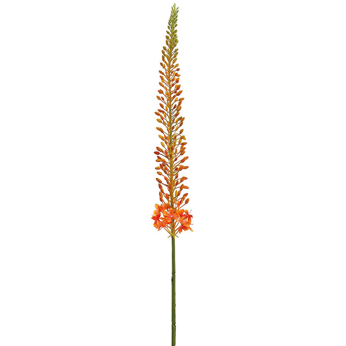 44" Eremurus Foxtail Lily Faux Flower Stem -Orange/Green (Pack of 12) - FSL169-OR/GR