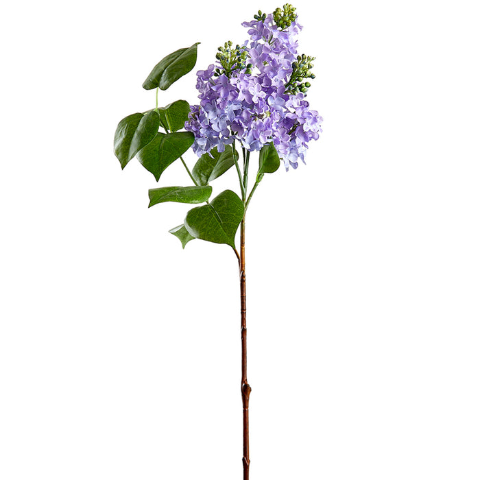 26" Silk Lilac Flower Stem -Lavender (pack of 6) - FSL200-LV