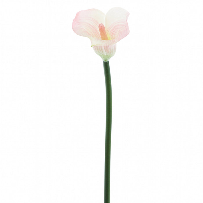 23" Real Touch Calla Lily Silk Flower Stem -Light Pink (Pack of 12) - FSL220-PK/LT
