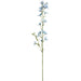 35" Silk Larkspur Delphinium Flower Stem -Light Blue (pack of 12) - FSL405-BL/LT