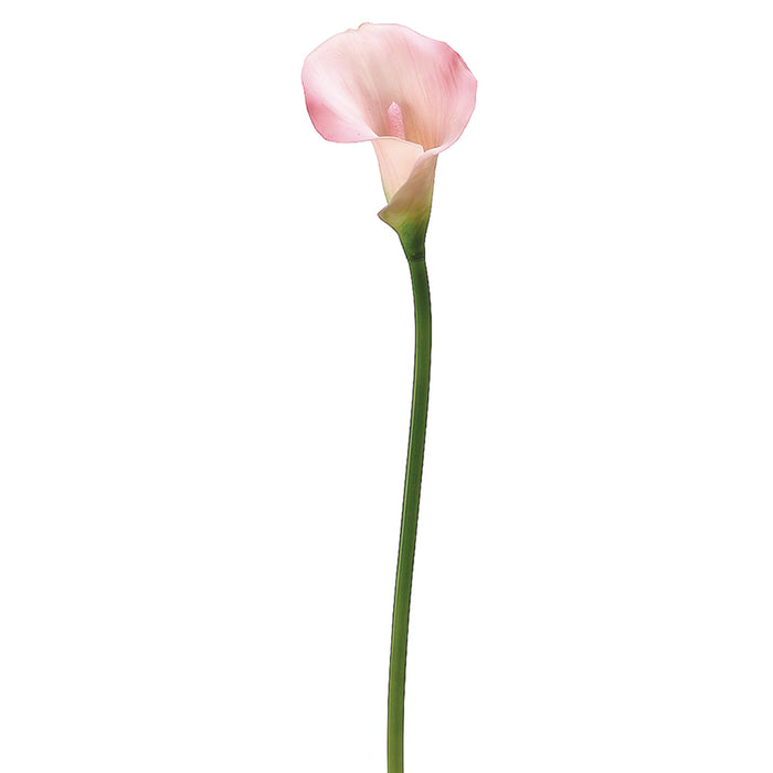 21" IFR PVC Artificial Calla Lily Flower Stem -Pink (pack of 12) - FSL500-PK