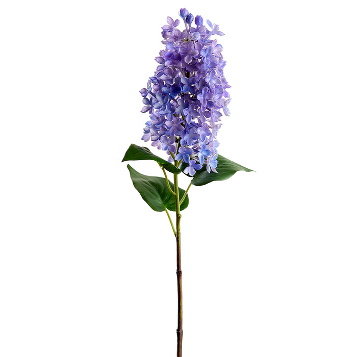 27" Real Touch Silk Lilac Flower Stem -Lavender (pack of 12) - FSL629-LV