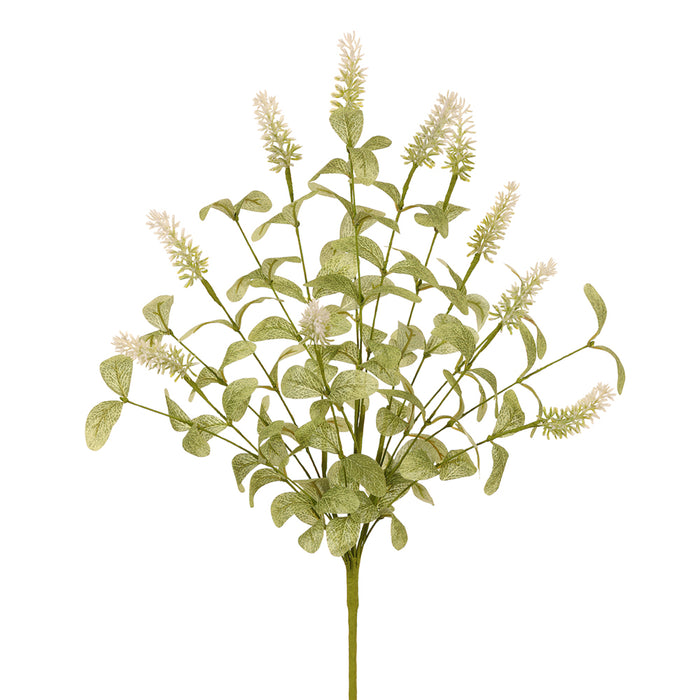 20" Lavender Artificial Flower Stem -White (pack of 12) - FSL646-WH