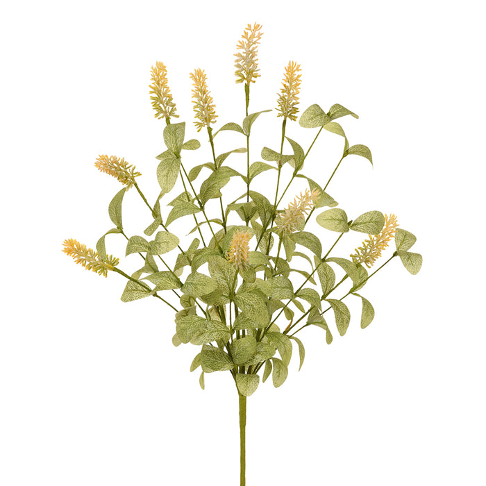 20" Lavender Artificial Flower Stem -Yellow (pack of 12) - FSL646-YE