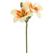 15" Day Lily Silk Flower Stem -Yellow/Red (Pack of 12) - FSL795-YE/RE