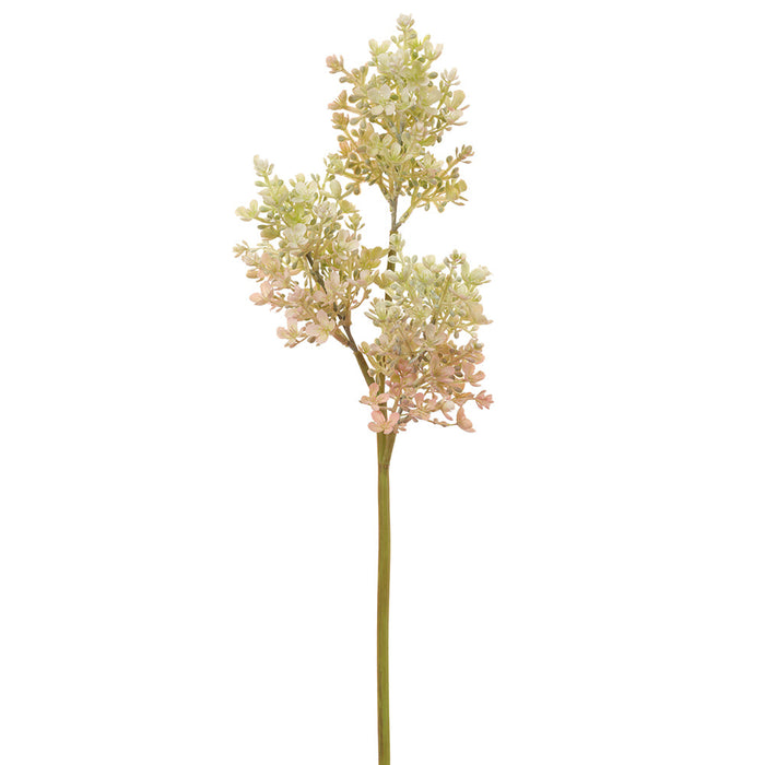 23" Lilac Silk Flower Stem -Pink/Cream (pack of 12) - FSL802-PK/CR