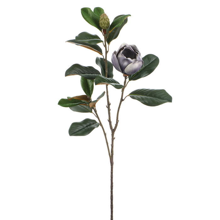 42" Magnolia Silk Flower Stem -Lavender/Gray (Pack of 6) - FSM070-LV/GY