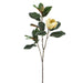 42" Magnolia Silk Flower Stem -Yellow (Pack of 6) - FSM070-YE
