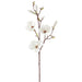 34" Magnolia Silk Flower Stem -White (Pack of 12) - FSM124-WH