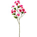 31" Silk Cape Mallow Flower Stem -Cerise (pack of 12) - FSM133-CE