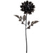 29" Mum Silk Flower Stem -Black (Pack of 12) - FSM217-BK