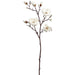40" Magnolia Silk Flower Stem -White (pack of 12) - FSM223-WH